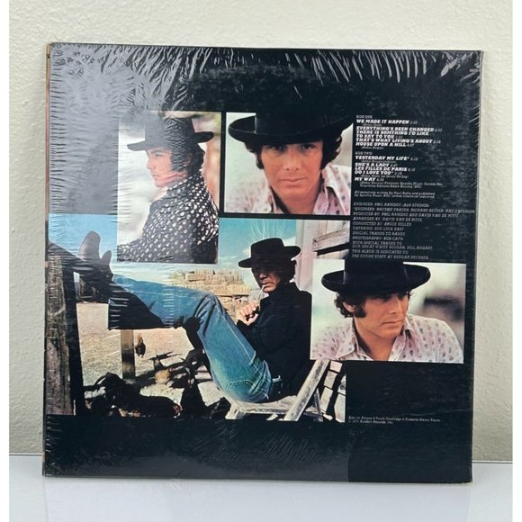 SEALED Paul Anka Vinyl Record, Vintage Buddha Records Includes She's A Lady - Picture 7 of 12